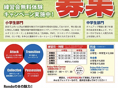 宮崎県 Rondo Soccer Club スポサーチ 宮崎県 Rondo Soccer Club スポサーチ